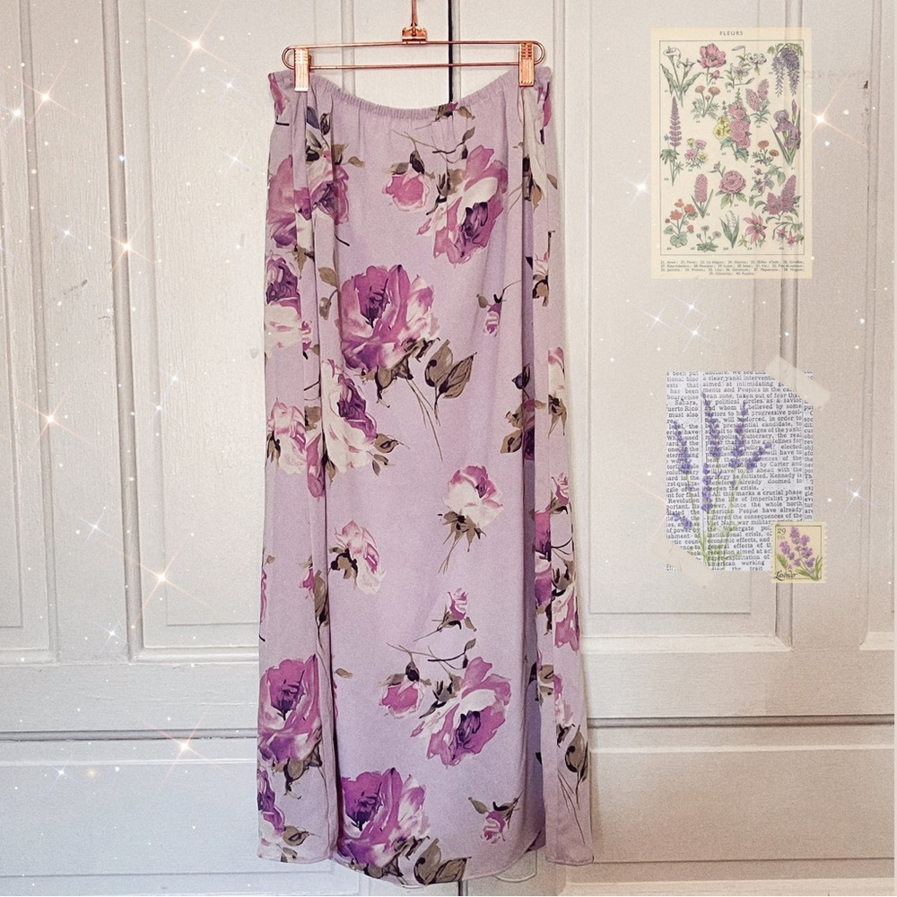 🐚 vtg 90’s lilac skirt 🐚